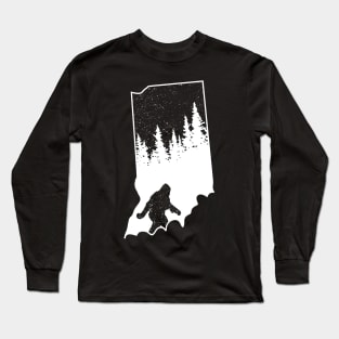 Indiana Bigfoot Gift Long Sleeve T-Shirt